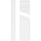 Ekena Millwork Two Equal Flat Panel PVC Pilaster w/Decorative Capital & Base, 6"W x 120"H x 2"P PILP06X120DFP02-2 - alternate 1